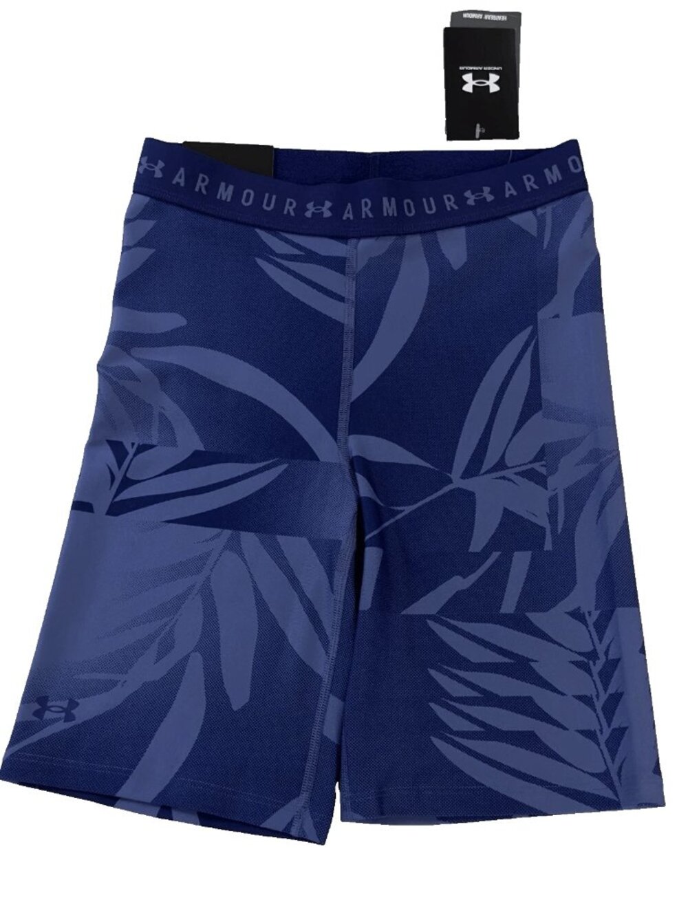 Under Armour Women's HeatGear MFO ARMOUR compression Bike Shorts PRT Size S
